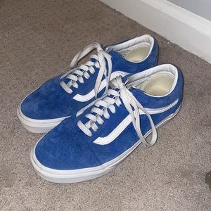 Princess Blue suede Vans
